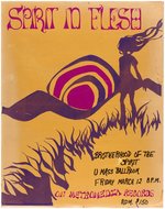 BROTHERHOOD OF THE SPIRIT'S SPIRIT IN FLESH 1971 CONCERT POSTER PAIR.