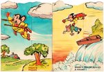 "MIGHTY MOUSE" PROTOTYPE TRADING CARDS ORIGINAL ART LOT.