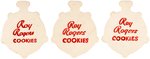 "ROY ROGERS COOKIES" BADGE PREMIUM PROTOTYPE ORIGINAL ART TRIO.