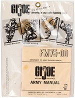 "GI JOE ACTION SOLDIER - CAMOUFLAGE NETTING, PONCHO" ACCESSORY PACKS.