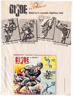 "GI JOE ACTION SOLDIER/MARINE - DUFFEL, SMALL ARMS, PARACHUTE" ACCESSORY PACK TRIO.