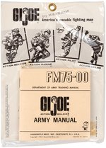 "GI JOE ACTION SOLDIER/MARINE - DUFFEL, SMALL ARMS, PARACHUTE" ACCESSORY PACK TRIO.