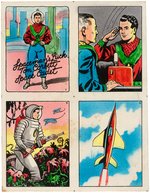 KELLOGG'S "TOM CORBETT SPACE CADET" PREMIUM TRADING CARDS PROTOTYPE ORIGINAL ART LOT.