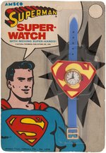 "SUPERMAN SUPER-WATCH" ON DISPLAY CARD.