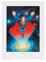 SUPERMAN 50th ANNIVERSARY SIGNED LIMITED EDITION PRINT SET.