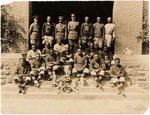 AFRICAN AMERICAN 'BUFFALO SOLDIER' BASEBALL TEAM PHOTO.