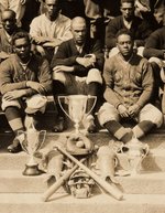 AFRICAN AMERICAN 'BUFFALO SOLDIER' BASEBALL TEAM PHOTO.