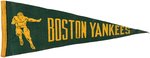 "BOSTON YANKEES" EARLY NFL PENNANT.