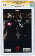 "MARVEL'S IRON MAN 2 ADAPTATION" #2 FEB. 2013 CGC 9.8 NM/MINT ROBERT DOWNEY JR. SIGNATURE SERIES.