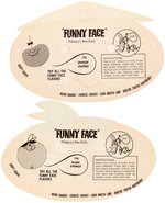 PILLSBURY "FUNNY FACE" PREMIUM MASK SET.