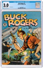 "BUCK ROGERS" #1 WINTER 1940 CGC 3.0 GOOD/VG.