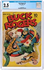 "BUCK ROGERS" #5 & #6 CGC 2.5 GOOD+ PAIR.