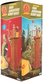 KENNER STEVE SCOUT HIGH ADVENTURE BASE AND SEARCH FOR THE SPANISH GALLEON BOXED PAIR.