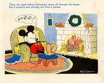 KING FEATURES SYNDICATE CHRISTMAS CARD/BOOKLET WITH MICKEY MOUSE & OTHERS.