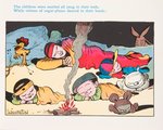 KING FEATURES SYNDICATE CHRISTMAS CARD/BOOKLET WITH MICKEY MOUSE & OTHERS.