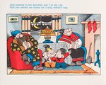 KING FEATURES SYNDICATE CHRISTMAS CARD/BOOKLET WITH MICKEY MOUSE & OTHERS.