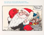 KING FEATURES SYNDICATE CHRISTMAS CARD/BOOKLET WITH MICKEY MOUSE & OTHERS.