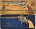 KILGORE "LONG TOM SIX SHOOTER" BOXED CAP GUN.