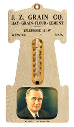 FDR C.1933 INAUGURAL ADVERTISING THERMOMETER.