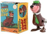 "MECHANICAL HOPPING YOGI BEAR" BOXED LINEMAR WIND-UP.