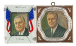FDR PORTRAIT COLLECTION 1933-1944 INCLUDING FOUR LAMINATED ON WOOD.
