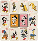 "MICKEY MOUSE PLAYING CARDS" & "SILLY SYMPHONY SNAP CARDS" BOXED PAIR.