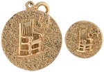 KENNEDY 1964 ROCKING CHAIR MOTIF TIE TACK AND PENDANT.