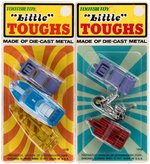 TOOTSIETOY "LITTLE TOUGHS" CARDED TOYS LOT.