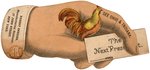 HANCOCK "THE NEXT PRESIDENT" 1880 FIGURAL REBUS ADVERTISING CARD.