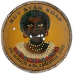 "USE/BUY STAR SOAP" TWO DIFFERENT AFRICAN-AMERICAN WOMAN COMBO MIRROR/DEXTERITY.