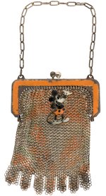 MICKEY MOUSE COHN & ROSENBERGER METAL MESH PURSE.