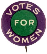 "VOTES FOR WOMEN" WITH BACKPAPER OF "CONNECTICUT WOMAN SUFFRAGE ASSOCIATION".