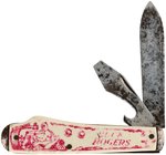 "BUCK ROGERS" RARE POCKET KNIFE BY CAMILLUS CUTLERY COMPANY 1935.