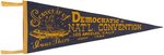 PAIR OF JOHN F. KENNEDY PENNANTS INCLUDING "I WAS THERE" FROM 1960 LOS ANGELES, CA DNC.