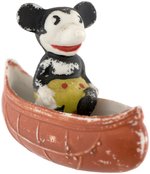 MICKEY MOUSE RARE CANOE BISQUE.