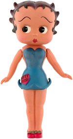 "BETTY BOOP" LARGE CELLULOID FIGURE WITH HEART ON DRESS.