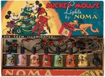 "MICKEY MOUSE LIGHTS BY NOMA" BOXED CHRISTMAS LIGHT SET.