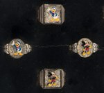 "INGERSOLL" MICKEY MOUSE & DONALD DUCK RING DISPLAY.