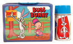 "BUGS BUNNY/YOSEMITE SAM" VINYL LUNCH BOX WITH THERMOS.