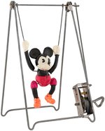 "MICKEY MOUSE TRAPEZE" BOXED CELLULOID WIND-UP (SIZE VARIETY).