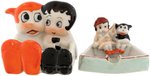 BETTY BOOP & BIMBO RARE ASHTRAY VARIETY PAIR.