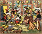 "MICKEY MOUSE 4 PICTURE PUZZLES" BOXED SET.