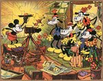 "MICKEY MOUSE 4 PICTURE PUZZLES" BOXED SET.