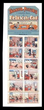 "FELIX THE CAT TRANSFER PICTURES" ON ORIGINAL CARD.