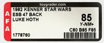 "STAR WARS: THE EMPIRE STRIKES BACK - LUKE SKYWALKER (HOTH BATTLE GEAR)" 47 BACK AFA 85 Y-NM+.