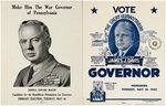 SIX CARDBOARD POSTERS FROM PENNSYLVANIA LOCAL ELECTIONS.