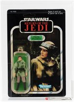 "STAR WARS: RETURN OF THE JEDI - PRINCESS LEIA ORGANA (COMBAT PONCHO)" 77 BACK AFA 85 NM+.