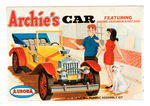 "AURORA ARCHIE'S CAR" MODEL.