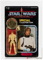 "STAR WARS: POWER OF THE FORCE - LUKE SKYWALKER (IMPERIAL STORMTROOPER)" 92 BACK AFA 85 Y-NM+.