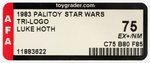 PALITOY "STAR WARS: RETURN OF THE JEDI - LUKE SKYWALKER (HOTH BATTLE GEAR) TRI-LOGO AFA 75 EX+/NM.